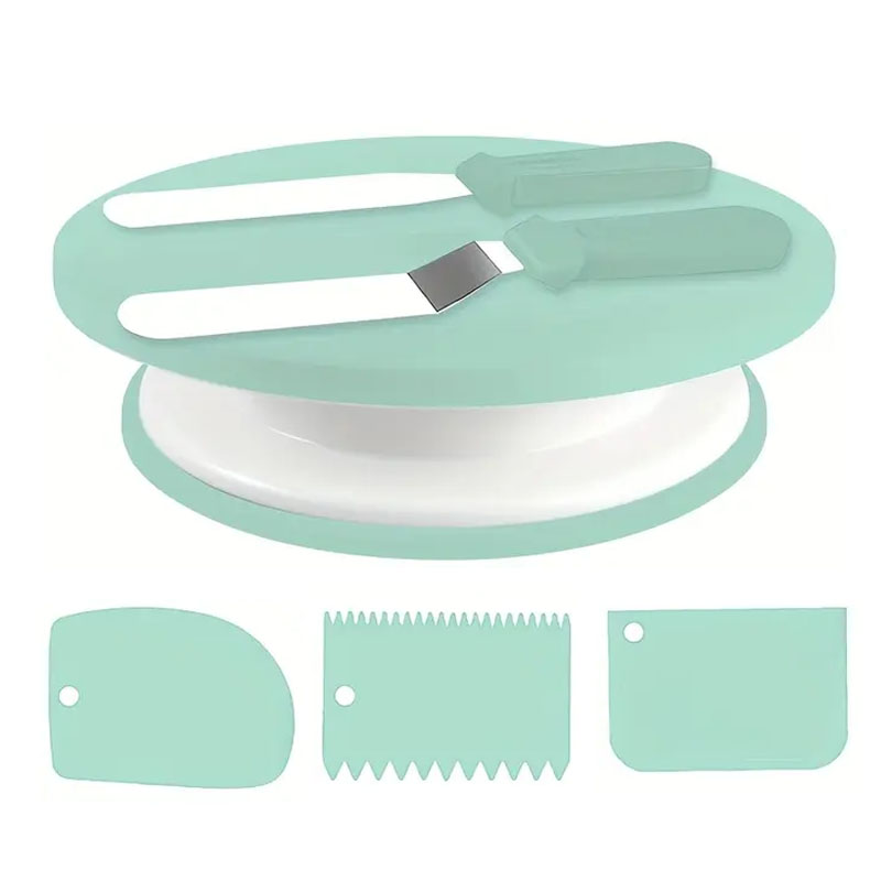 Cake Decorating Turntable - Zestaw do dekorowania ciast 6 elementów