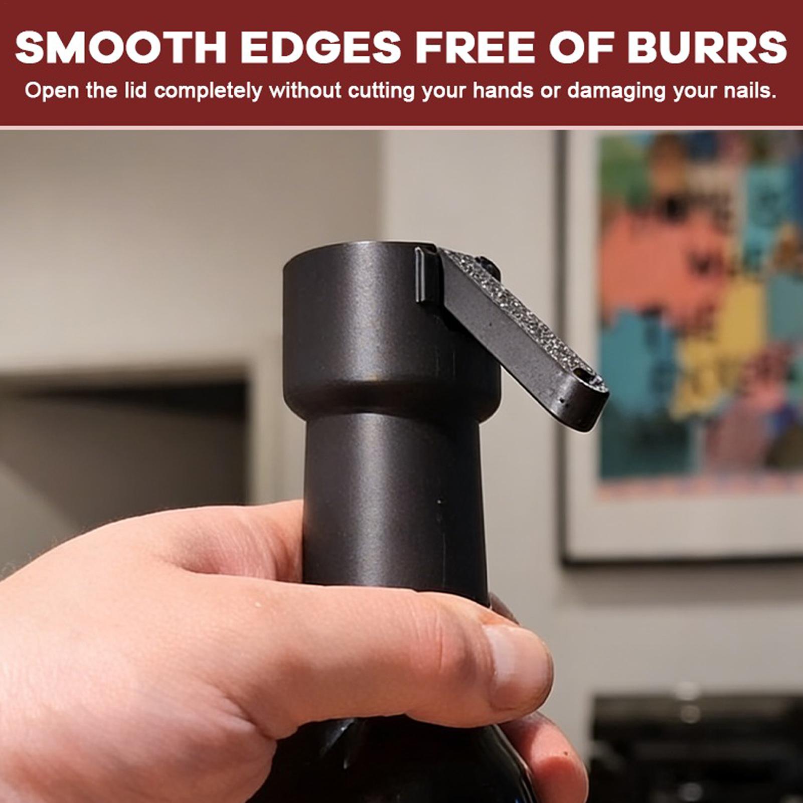 Kitchen Gadgets Men - Otwieracz do butelek piwa, ergonomiczny, oszczędzający