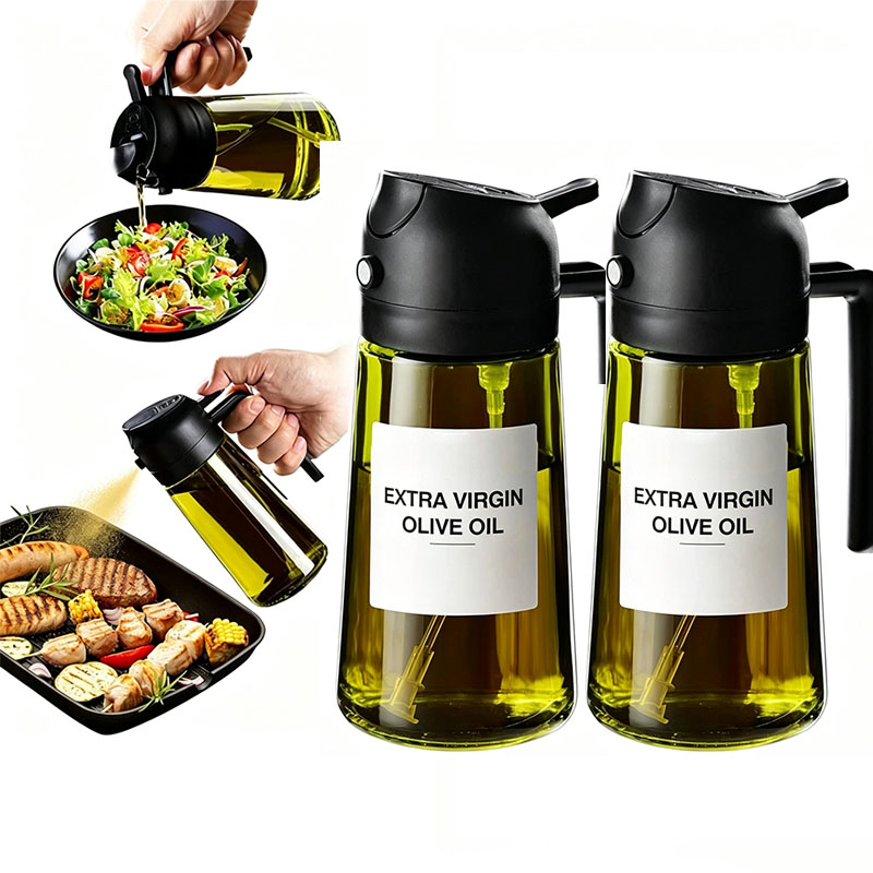 Kitchen Gadgets Air Fryer - Dozownik do oleju oliwnego, plastikowa butelka