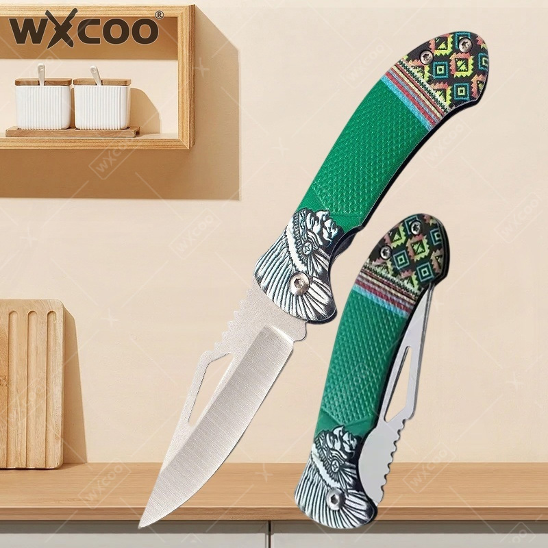 Kitchen Handy Gadgets - Nóż składany WXCOO ze stali nierdzewnej,