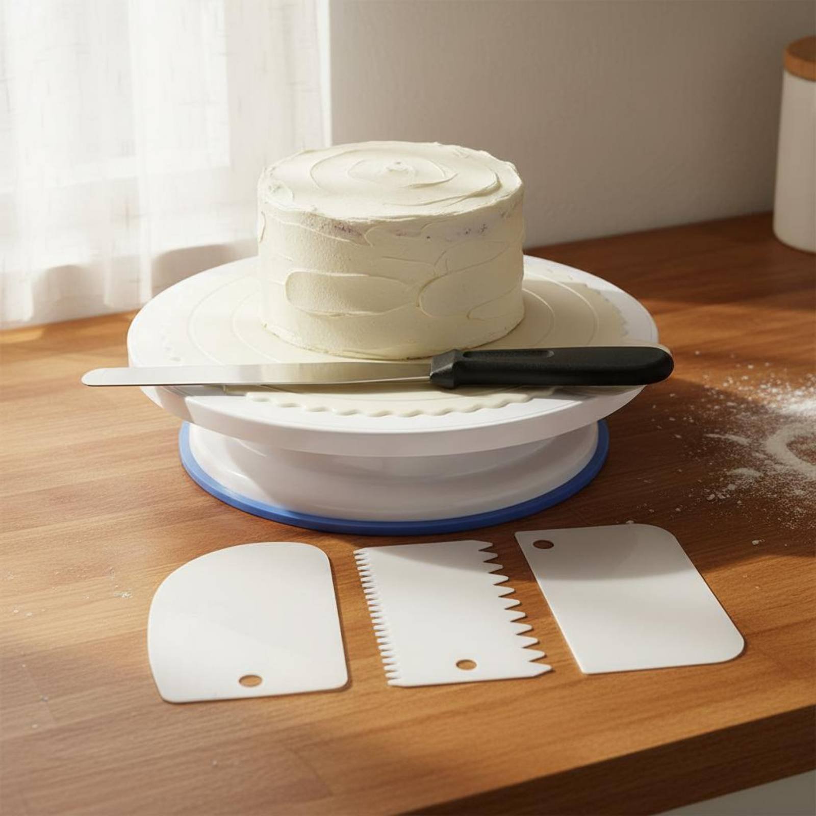 Cake Decorating Turntable - Zestaw do dekorowania ciast z obrotową