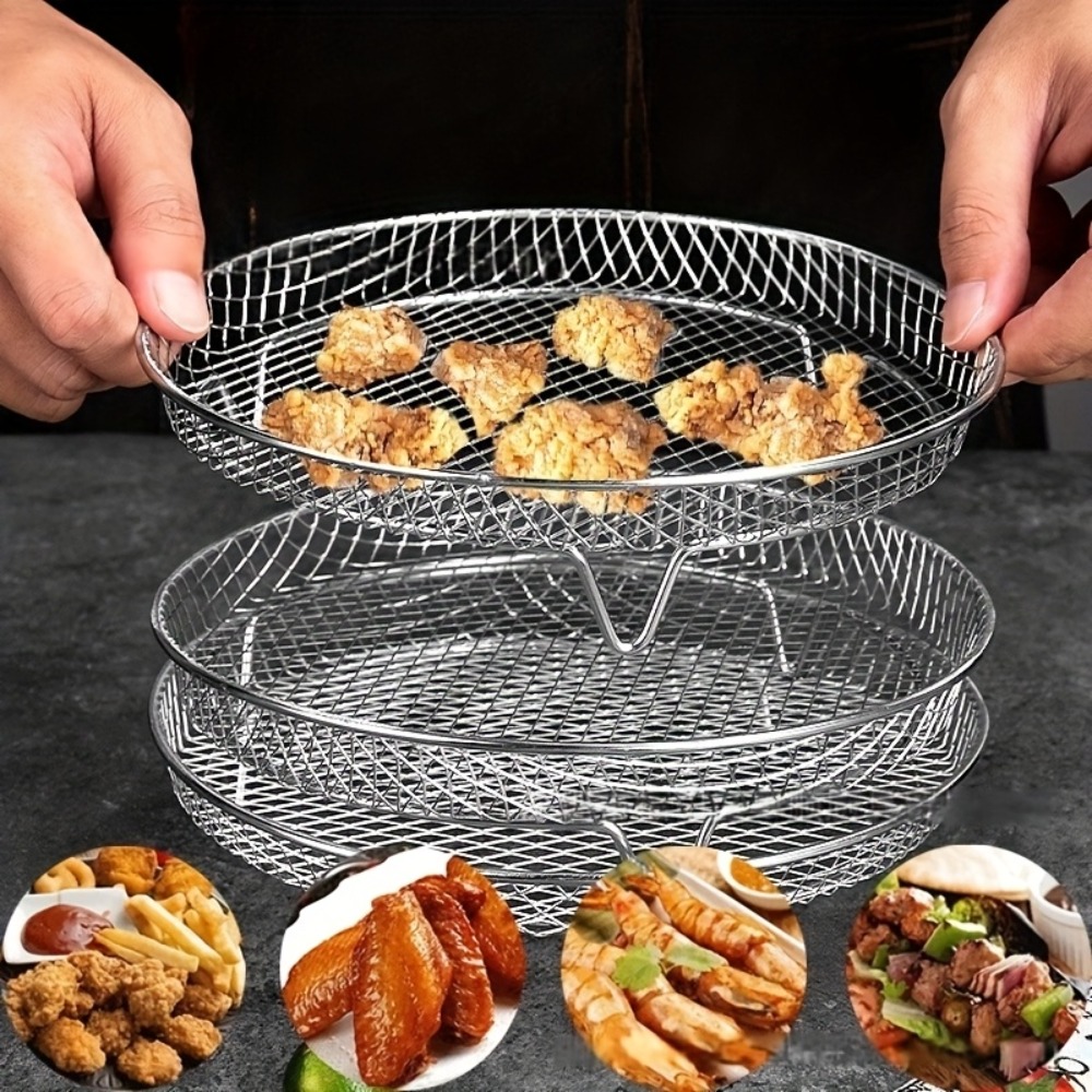 Kitchen Gadgets Air Fryer - Akcesoria do frytkownicy beztłuszczowej ze stali