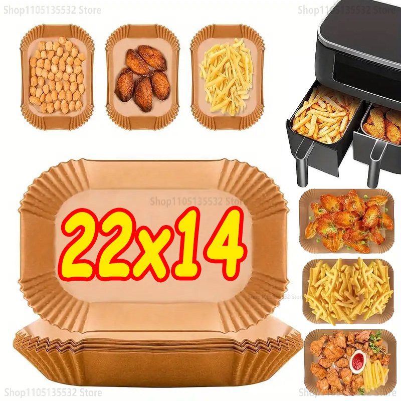 Kitchen Gadgets Air Fryer - Papier do frytkownicy beztłuszczowej jednorazowy, nieprzywierający,