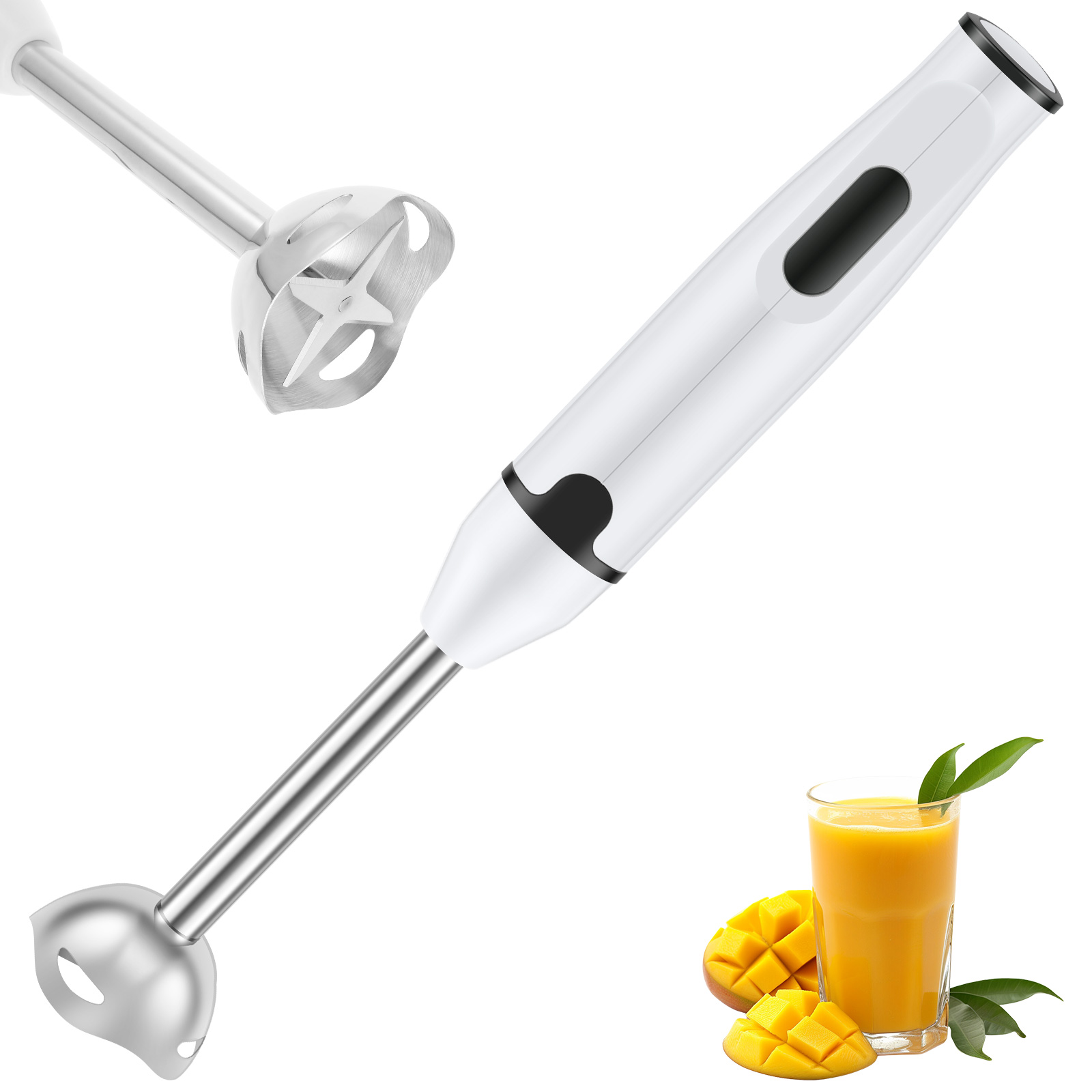 Immersion Blender Stick - Blender zanurzeniowy ze stali nierdzewnej Ręczny