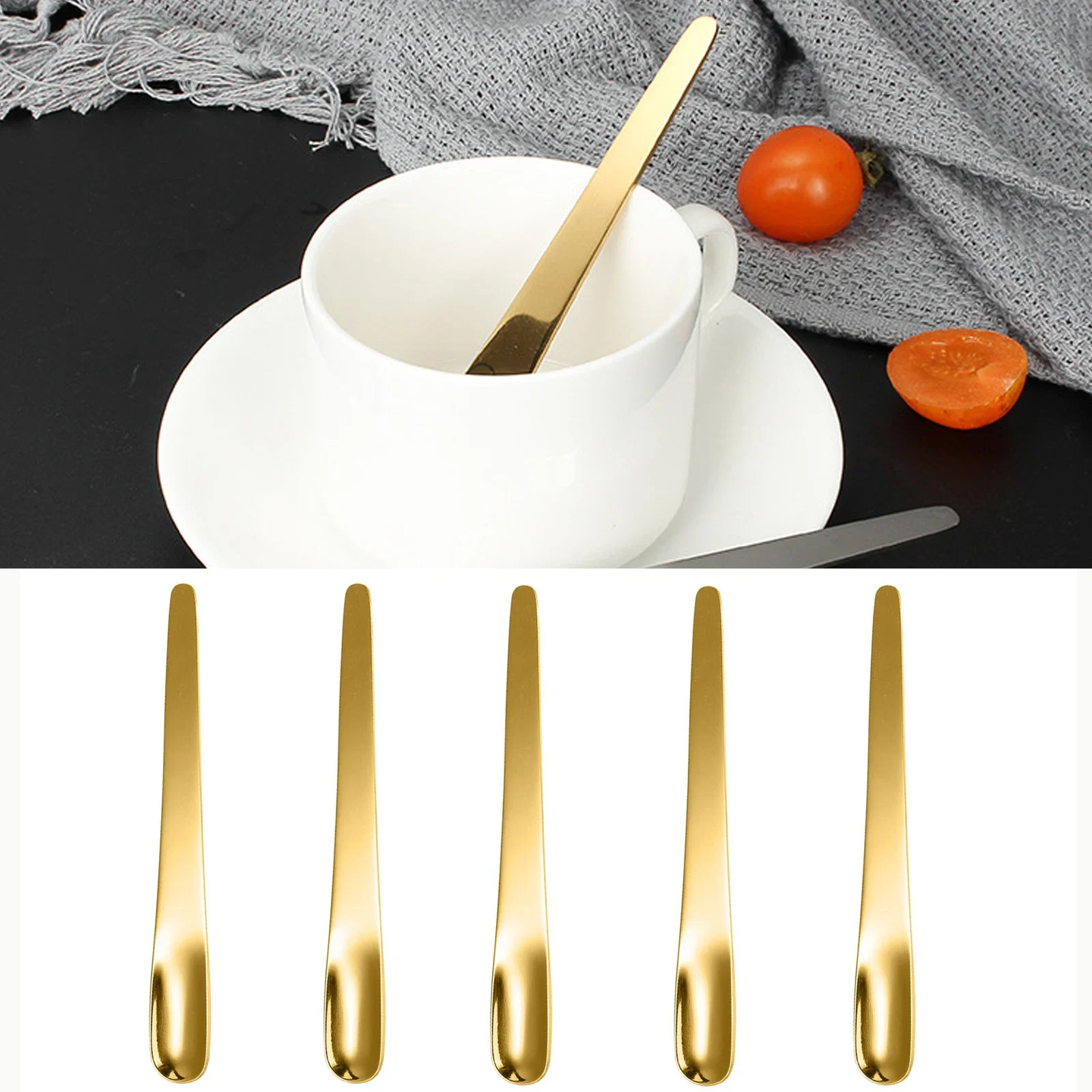 Kitchen Gadgets Blender - 5 SZTUK Łyżeczka do kawy Płaska