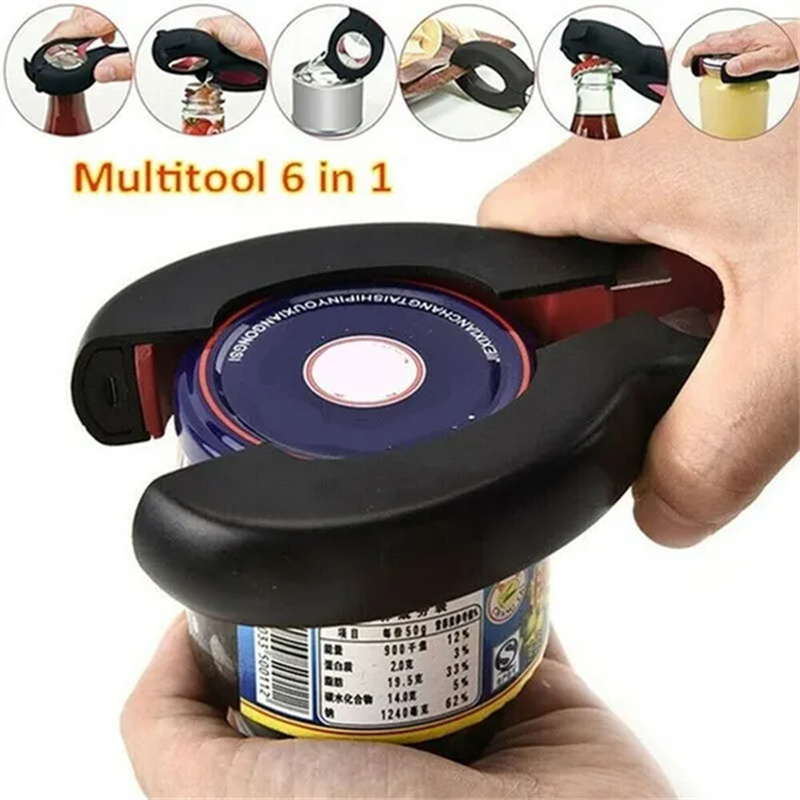 Kitchen Gadgets Jar Openers - Otwieracz do butelek 6 w 1