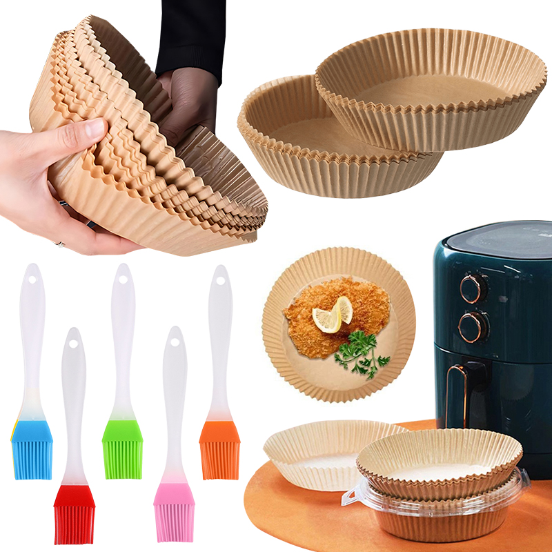 Kitchen Gadgets Air Fryer - 50/100 SZT. Papierowe Talerzyki do Frytkownicy