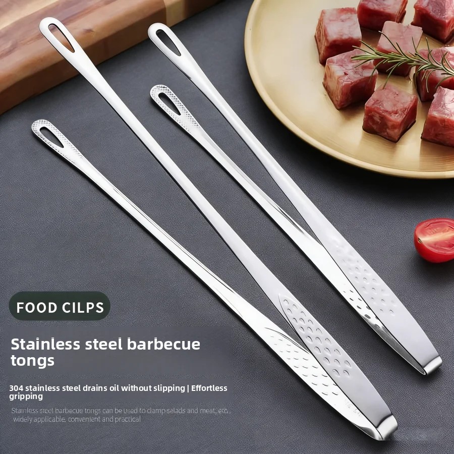 Kitchen Gadgets For Arthritic Hands - Szczypce kuchenne ze stali nierdzewnej, antypoślizgowe,
