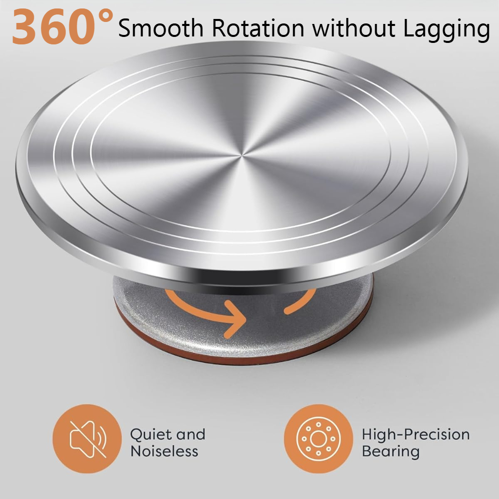 Aluminiowy zestaw obrotowej ta – Cake Decorating Turntable recenzja i cena