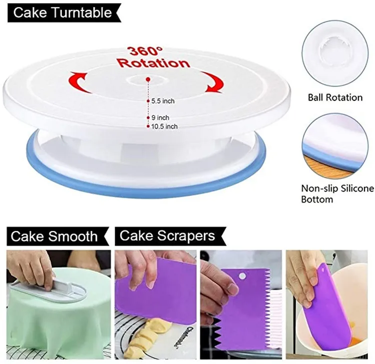 Gorąca wyprzedaż 407-częściowy – Cake Decorating Turntable recenzja i cena