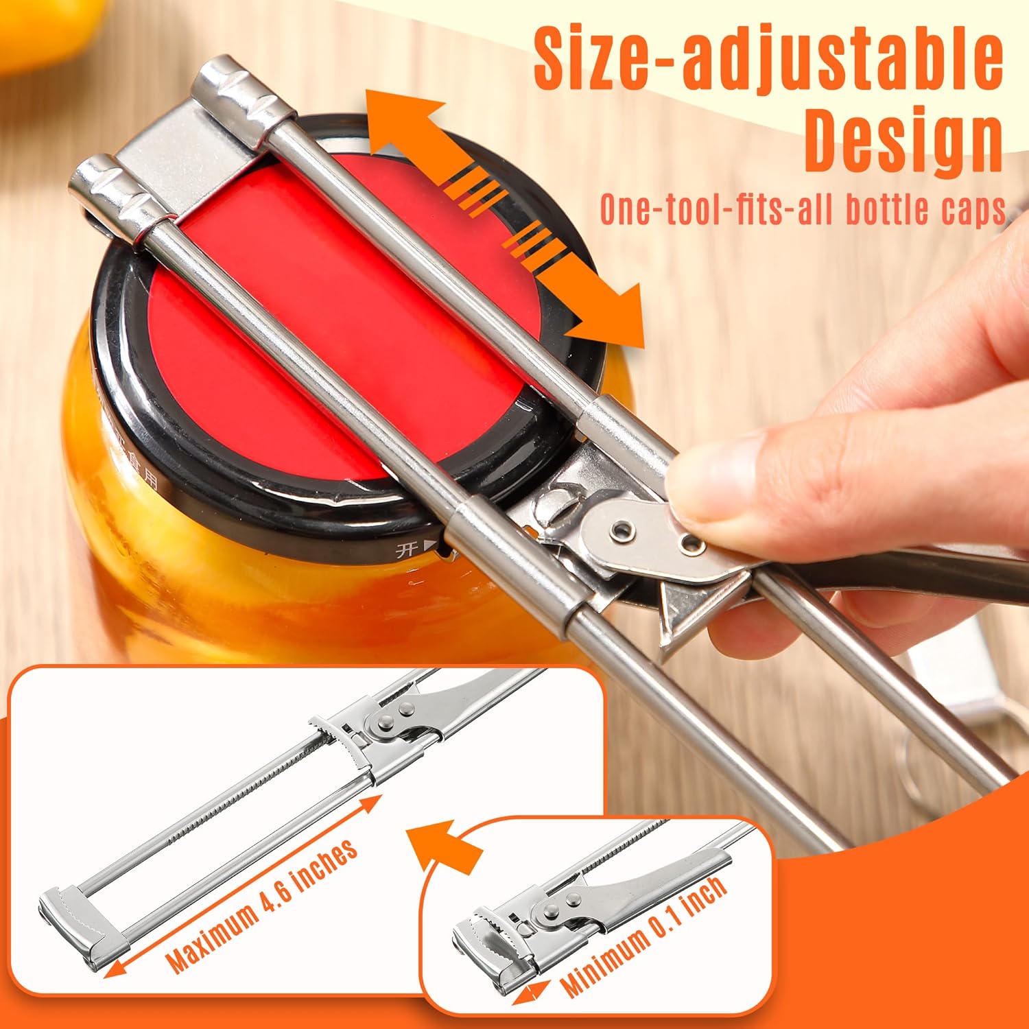 Regulowany otwieracz do słoikó – Kitchen Gadgets Men recenzja i cena
