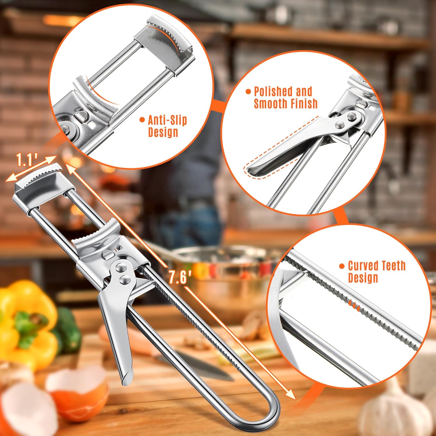 Regulowany otwieracz do słoikó – Kitchen Gadgets Men recenzja i cena