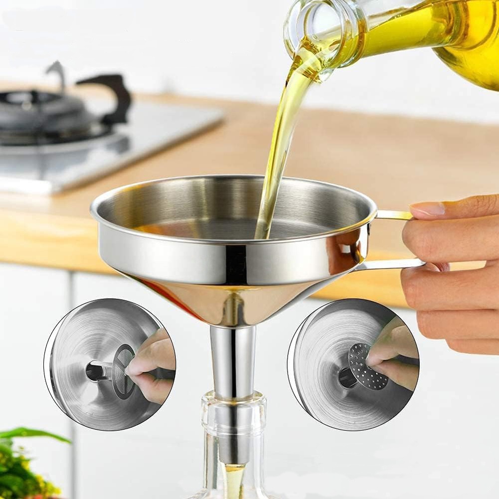 1 szt. Stalowy lejek do oleju  – Kitchen Handy Gadgets recenzja i cena