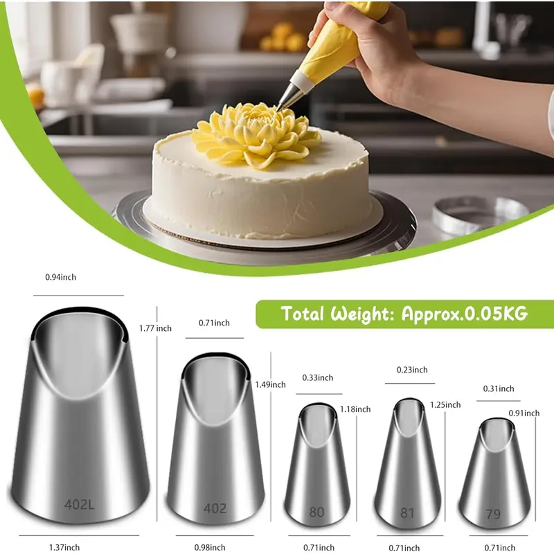Zestaw 5 dysz ze stali nierdze – Kitchen Handy Gadgets recenzja i cena