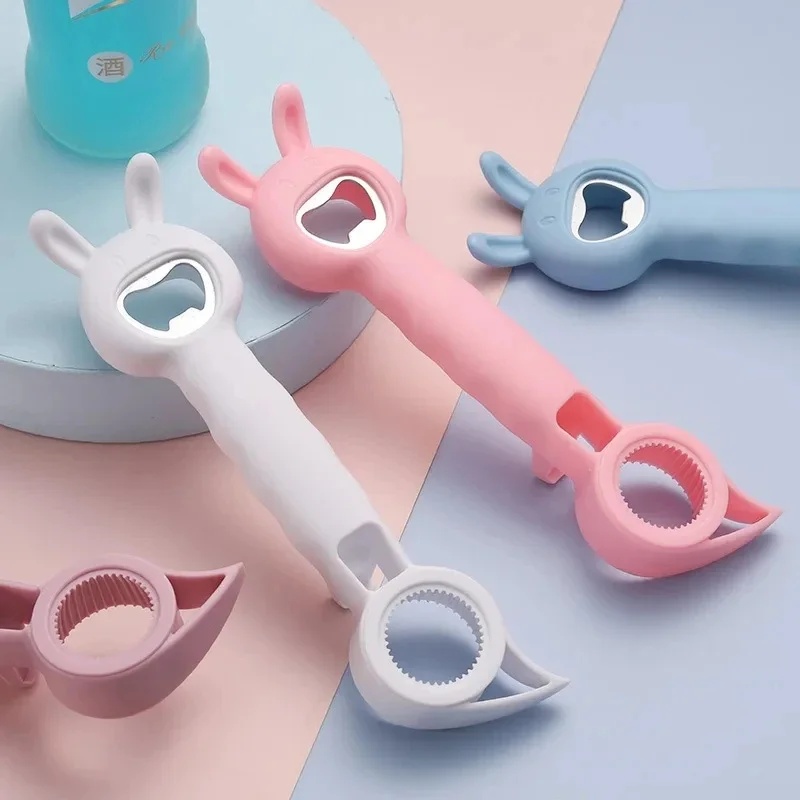 1-4 szt. Otwieracz do butelek  – Kitchen Gadgets Jar Openers recenzja i cena