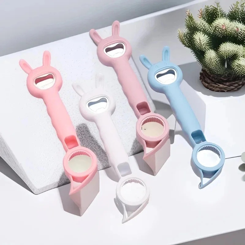 1-4 szt. Otwieracz do butelek  – Kitchen Gadgets Jar Openers recenzja i cena