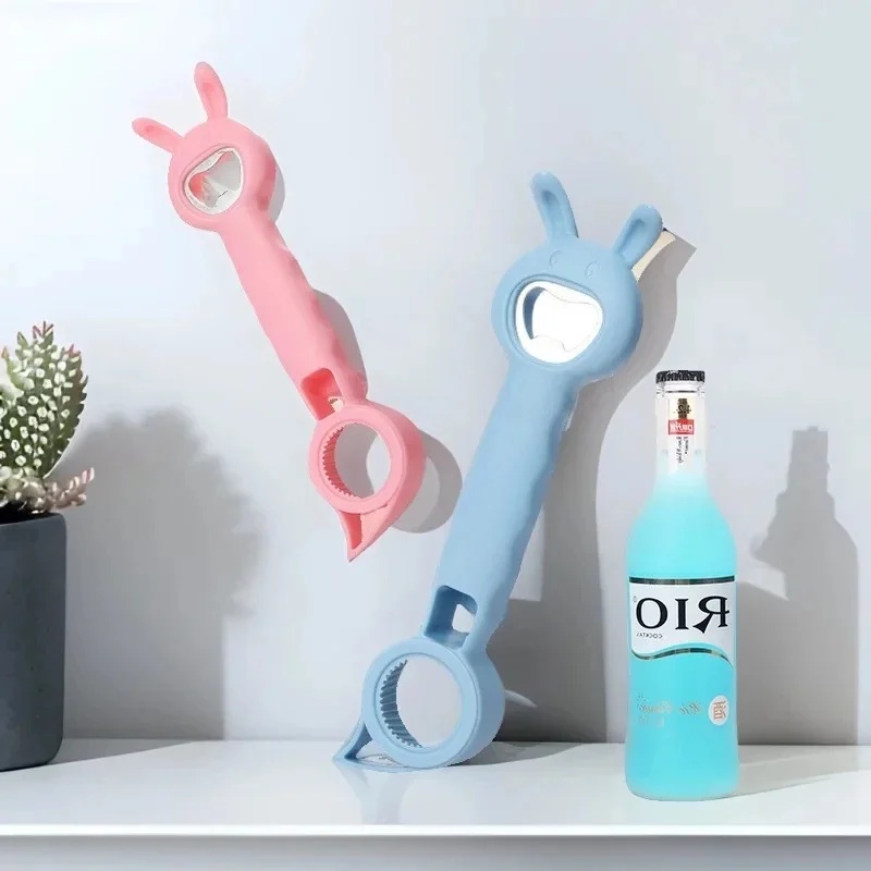 1-4 szt. Otwieracz do butelek  – Kitchen Gadgets Jar Openers recenzja i cena