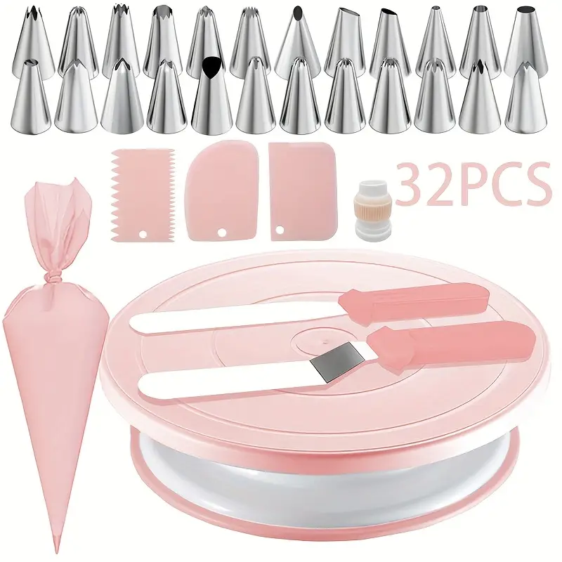 Zestaw do dekorowania ciast 32 – Cake Decorating Turntable recenzja i cena