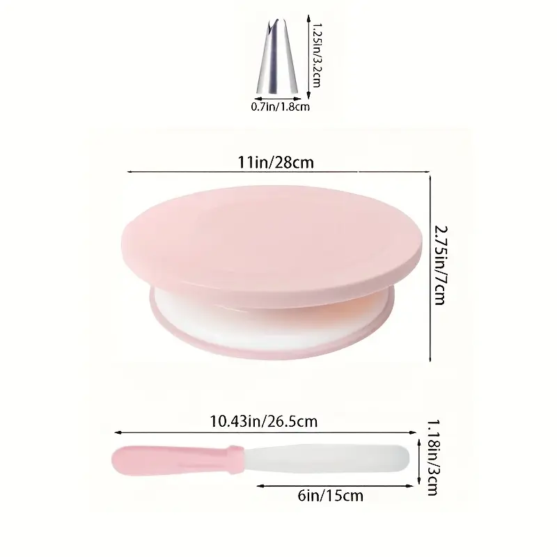 Zestaw do dekorowania ciast 32 – Cake Decorating Turntable recenzja i cena