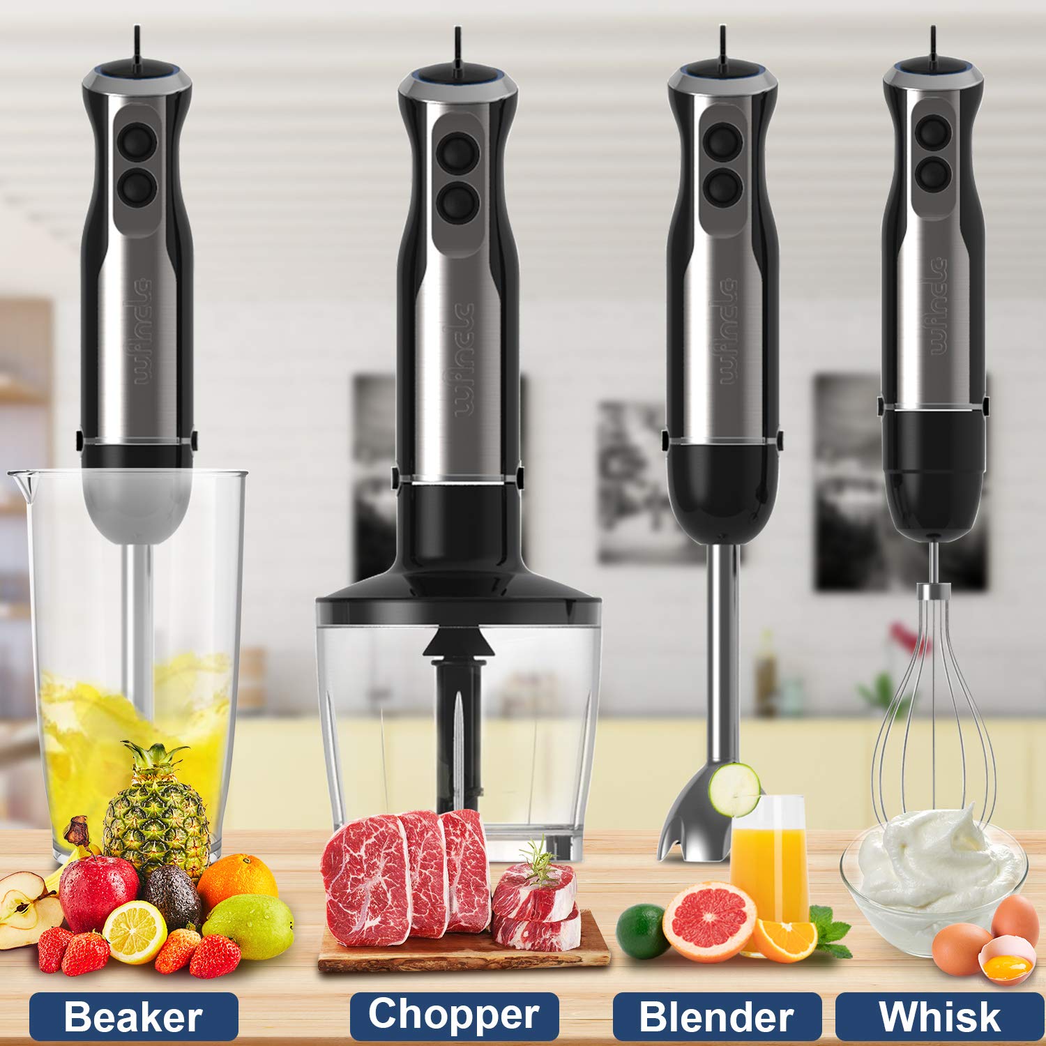 Wancle 1000W Blender ręczny za – Immersion Blender Stick recenzja i cena