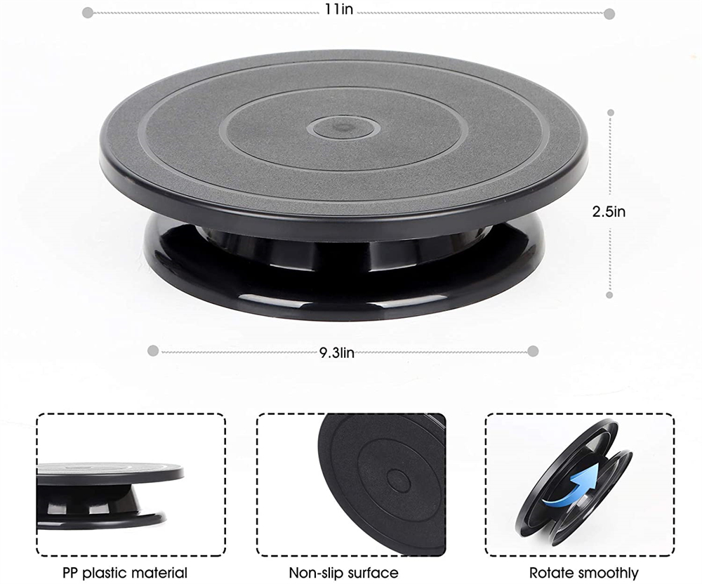 6 szt. Obrotnica do ciasta z 2 – Cake Decorating Turntable recenzja i cena
