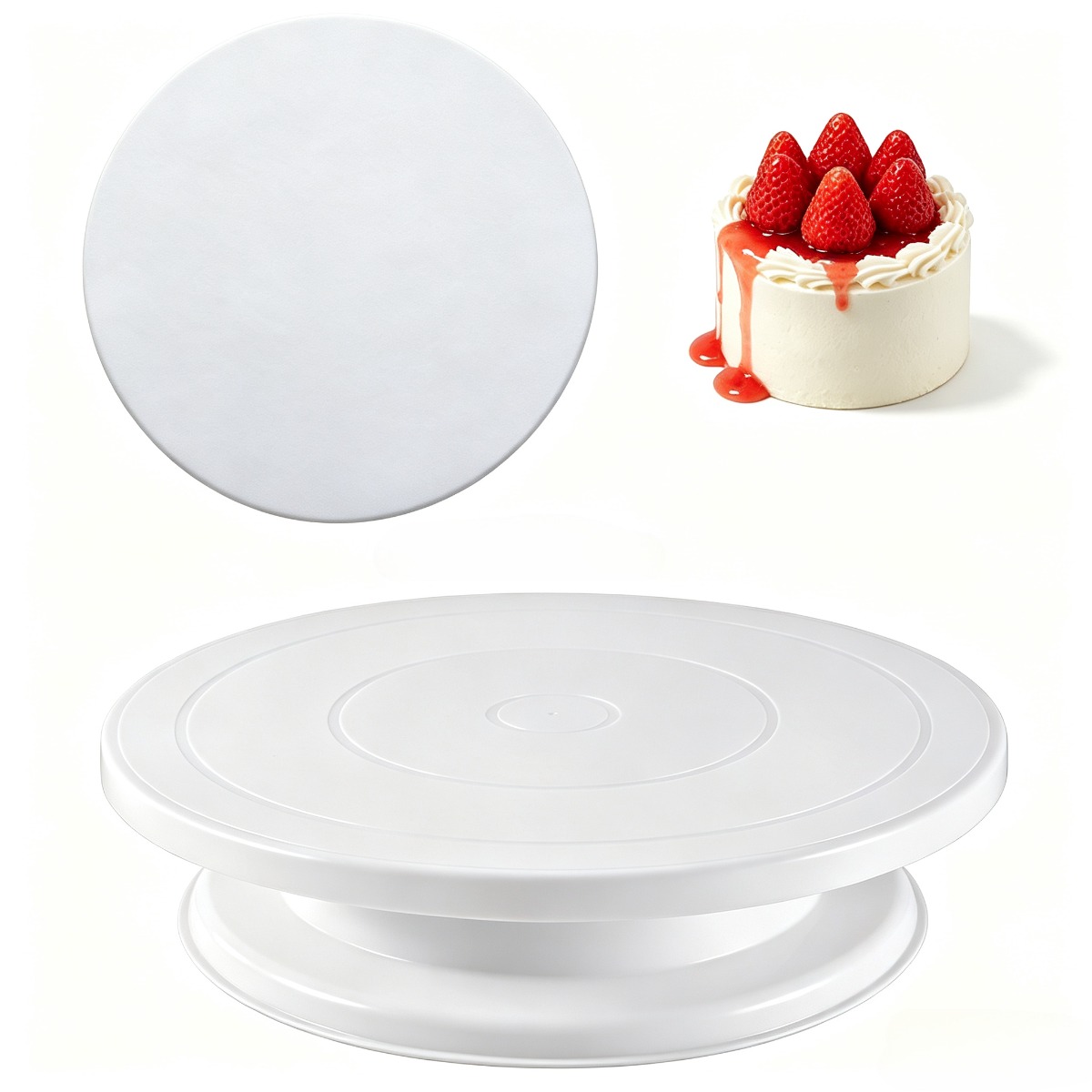 Stabilna, antypoślizgowa obrot – Cake Decorating Turntable recenzja i cena