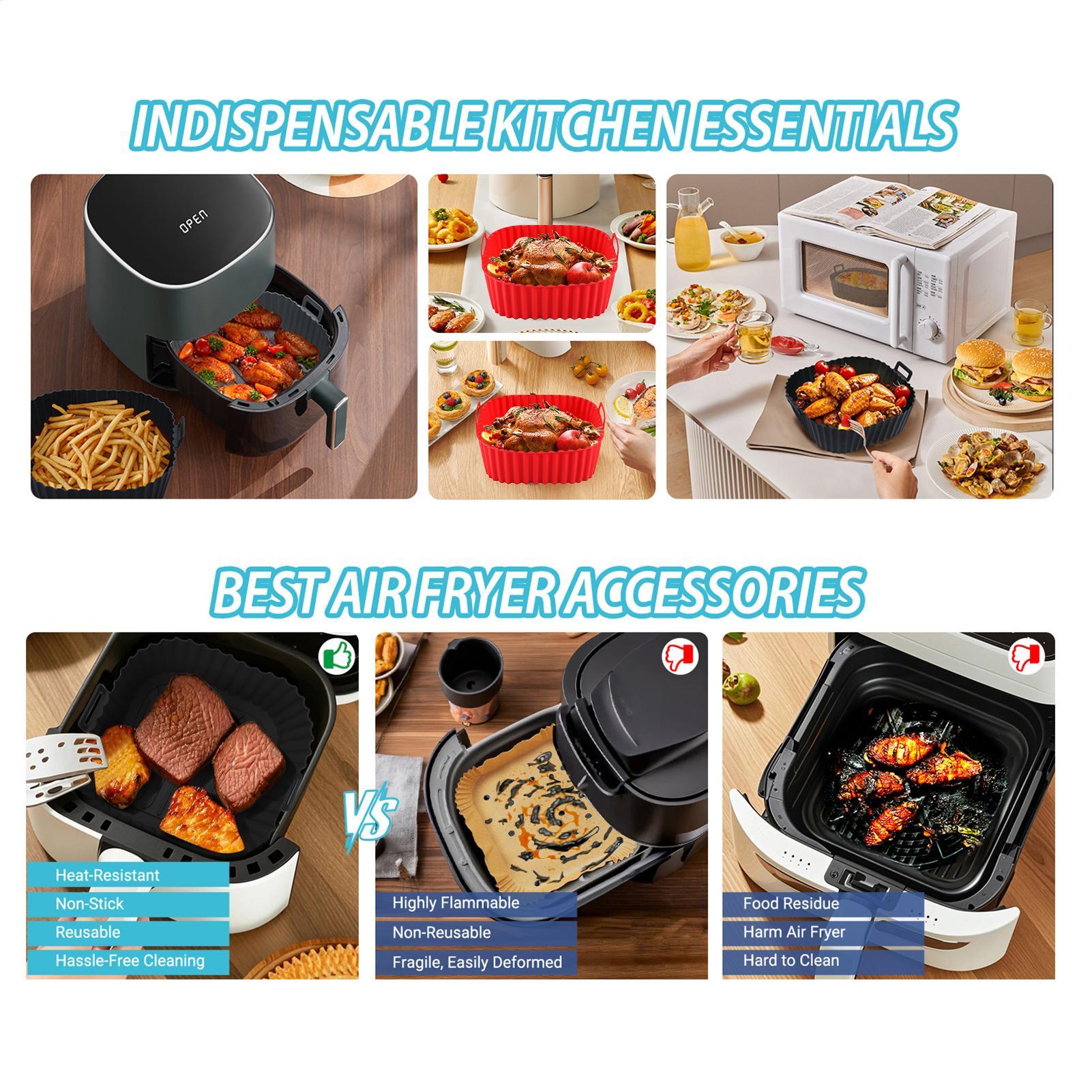 Silikonowe wkładki do frytkown – Kitchen Gadgets Men recenzja i cena