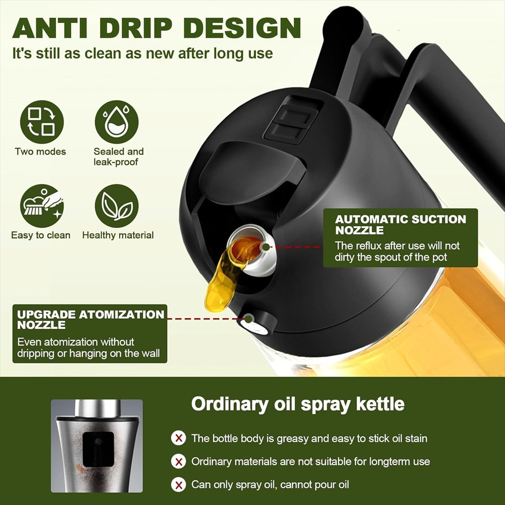 16 uncji/470 ml rozpylacz oliw – Kitchen Gadgets Air Fryer recenzja i cena