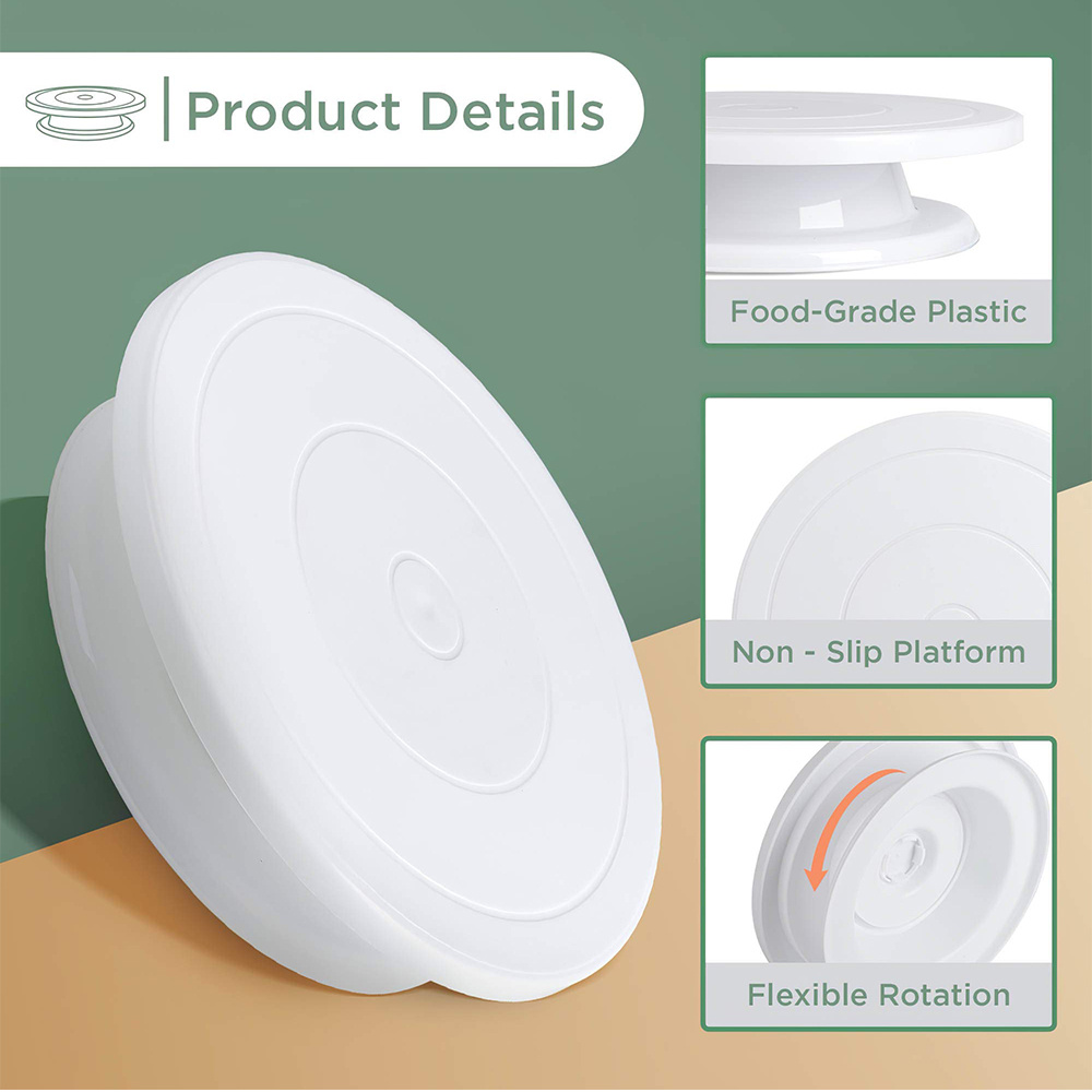 Plastikowy gramofon do ciasta  – Cake Decorating Turntable recenzja i cena