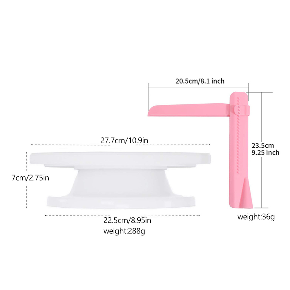 Plastikowy gramofon do ciasta  – Cake Decorating Turntable recenzja i cena