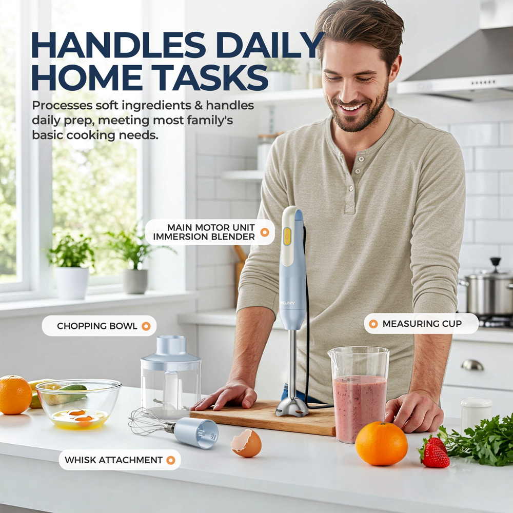 Zestaw blendera ręcznego 4 w 1 – Immersion Blender Stick recenzja i cena