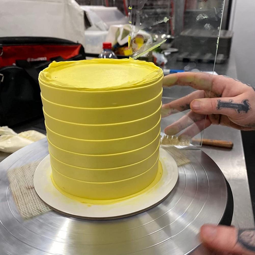 Zestaw Grzebieni do Tortów 4 s – Cake Decorating Turntable recenzja i cena